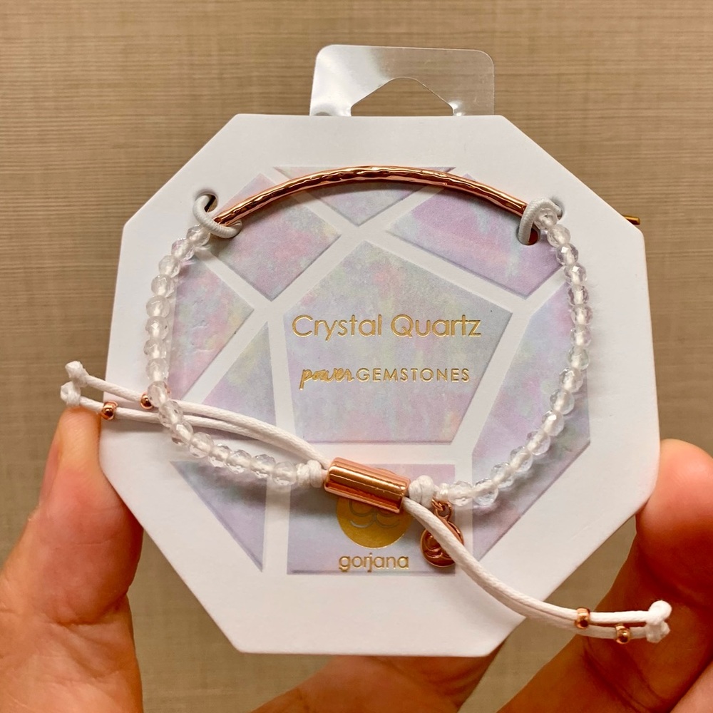 NWOT Gorjana adjustable crystal bracelet